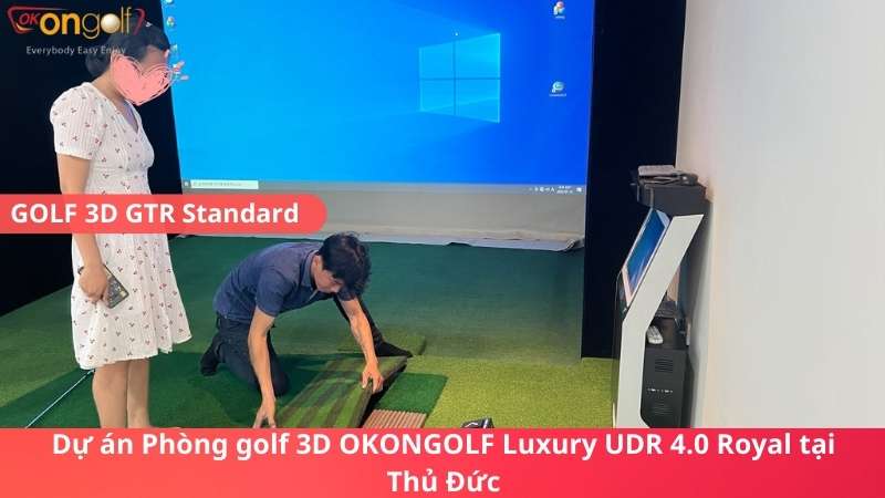 Dự án Phòng golf 3D OKONGOLF Luxury UDR 4.0 Royal tại Thủ Đức