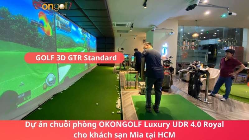 Dự án chuỗi phòng OKONGOLF Luxury UDR 4.0 Royal cho khách sạn Mia tại HCM