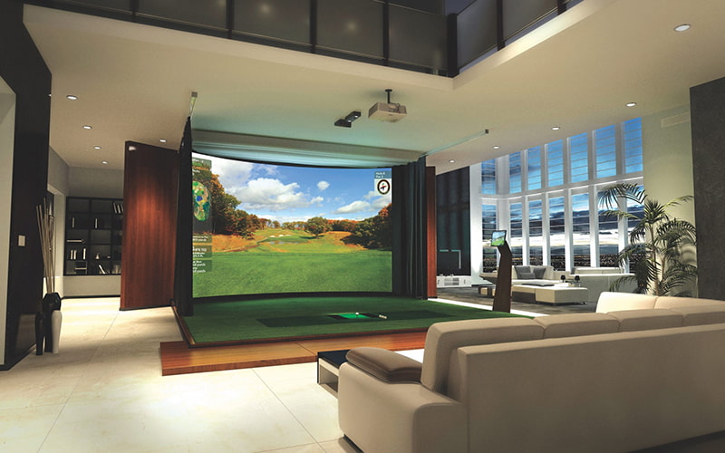 Phòng golf 3D Okongolf sang trọng cho các biệt thự, biệt phủ