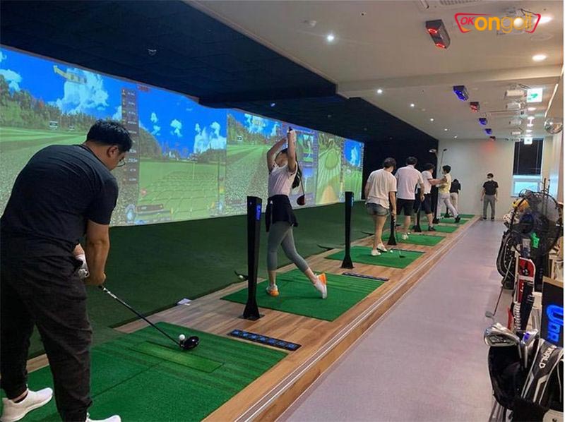 Phòng golf 3D Okongolf cao cấp