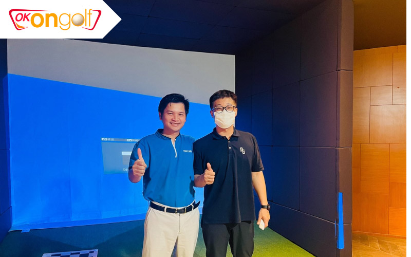 Giám đốc Techgolf và chuyên gia Park Joon Ho trực tiếp giám sát dự án