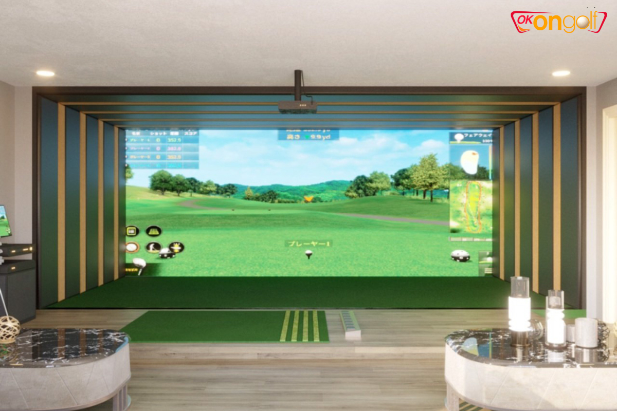 Phòng golf 3D Okongolf với những tính năng cao cấp, hiện đại