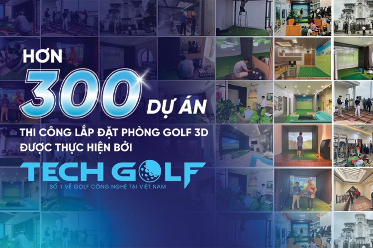 Hơn 300 phòng golf 3D Okongolf được Techgolf lắp đặt trên khắp cả nước