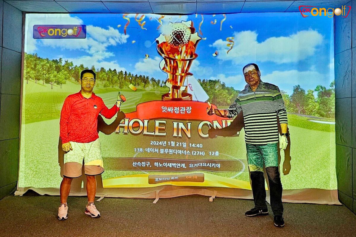 Golfer đạt Hole In One ở Okongolf Myeong-dong, Hàn Quốc
